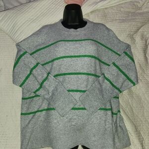 Aerie Heather Gray Oversized Crewneck Medium